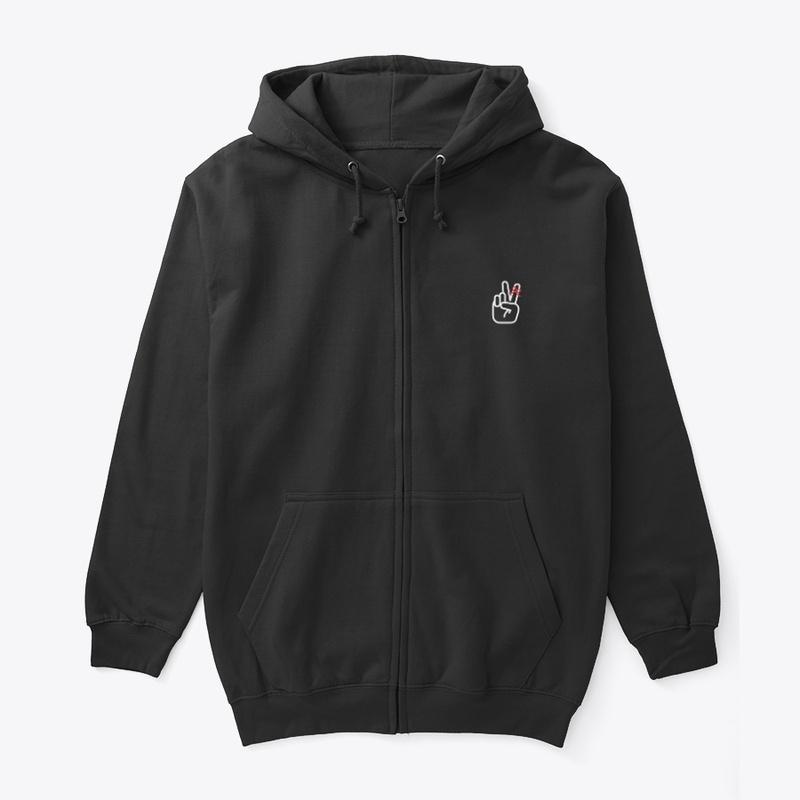 Twos zip hoodie